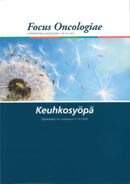 Syöpäsäätiön symposiumin esityksistä koottiin 2003–16 julkaisu Focus Oncologiae. Vuoden 2015 teemana oli keuhkosyöpä.